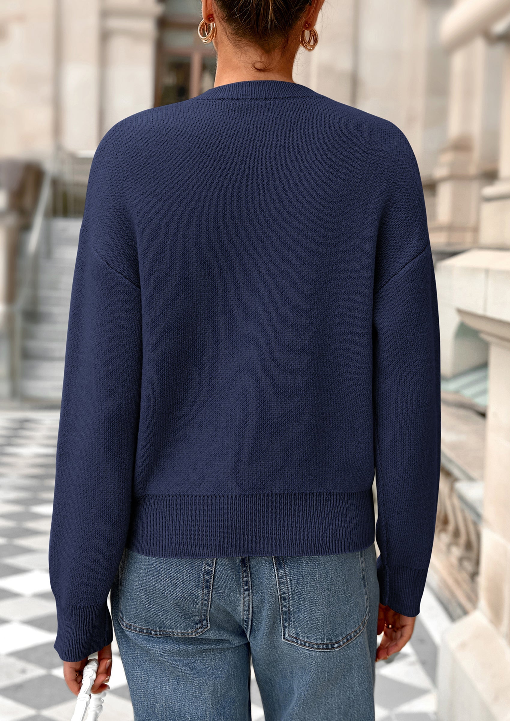 PRETTYGARDEN Cardigan Sweaters for Women Trendy Long Sleeve Open Front Button Down Jacket Fall Clothes Winter Coats