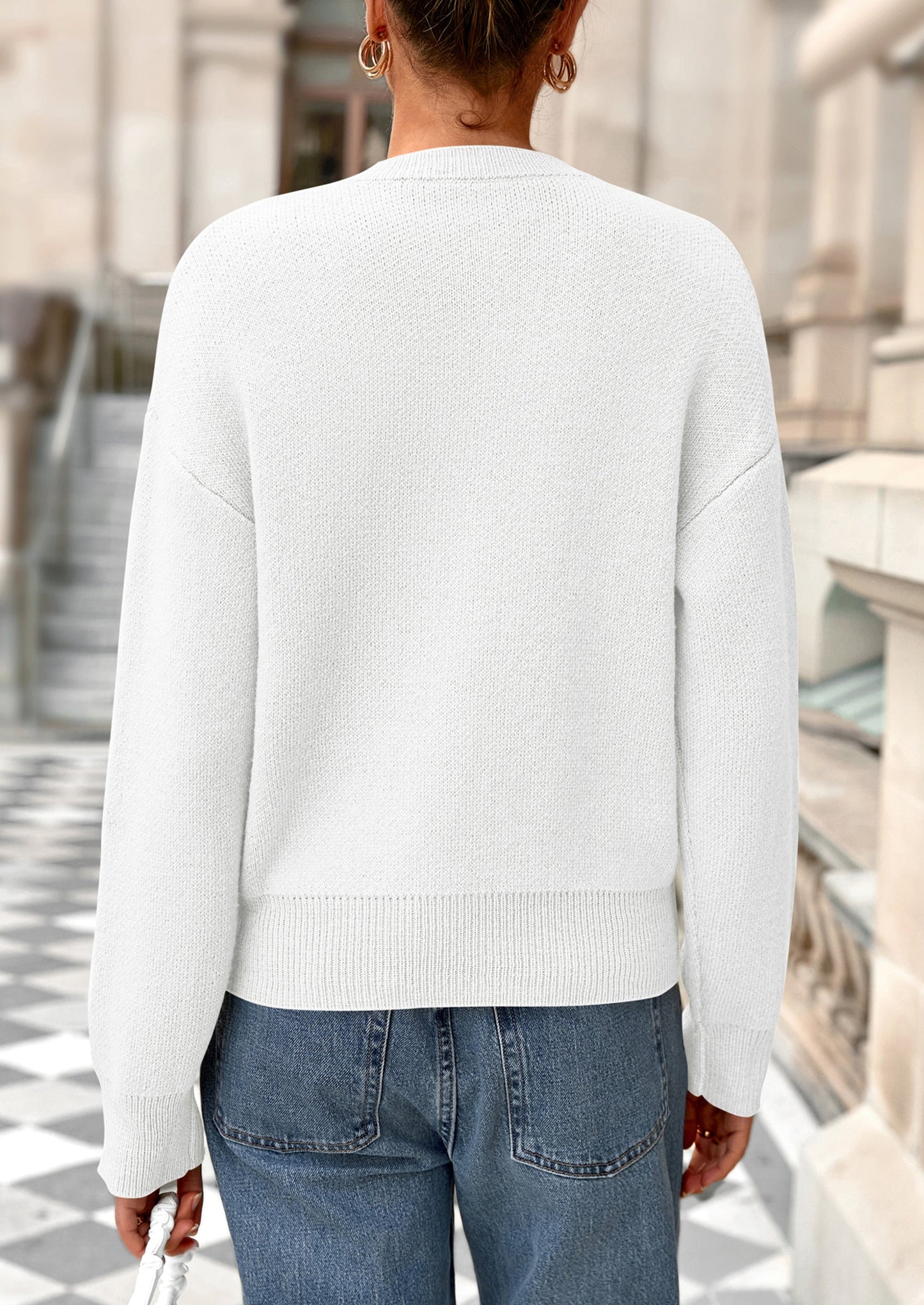 PRETTYGARDEN Cardigan Sweaters for Women Trendy Long Sleeve Open Front Button Down Jacket Fall Clothes Winter Coats