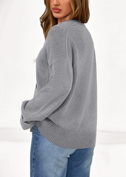 PRETTYGARDEN Women's Oversized Cardigan Sweaters Trendy Chunky Knit Long Sleeve V Neck Button Down Fall Winter Outfits