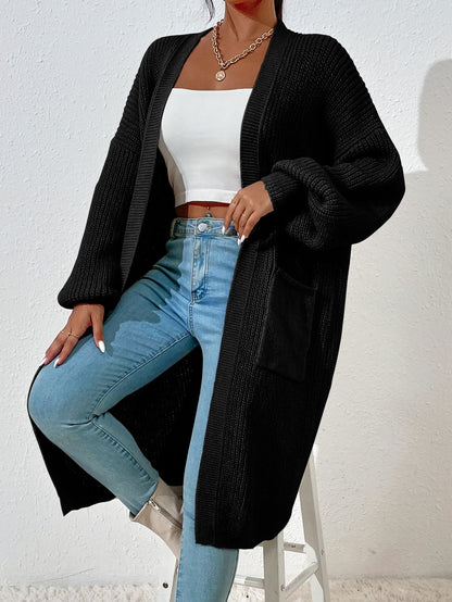 Maxi Balloon Sleeve Cardigan