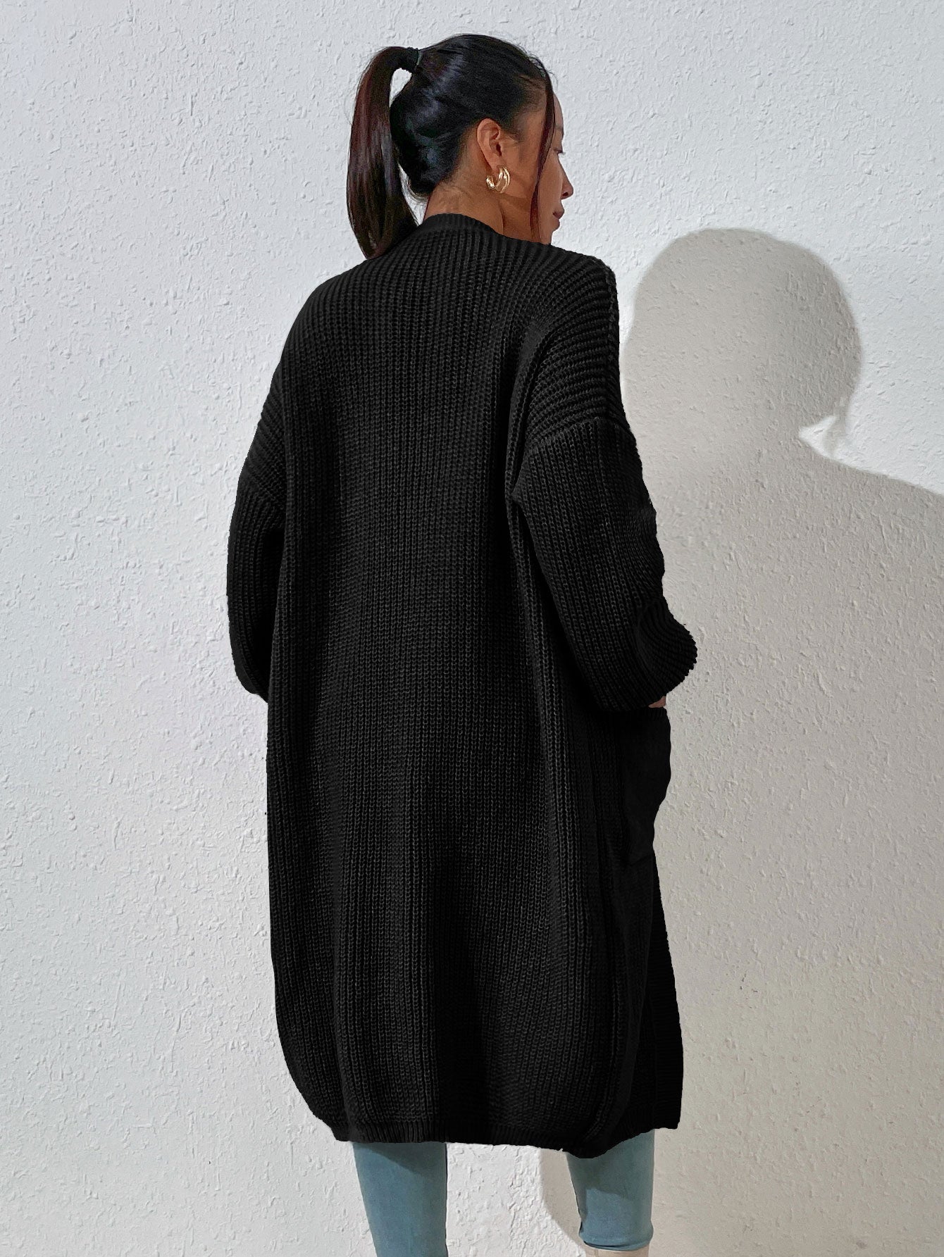 Maxi Balloon Sleeve Cardigan