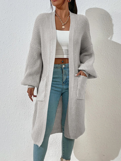 Maxi Balloon Sleeve Cardigan