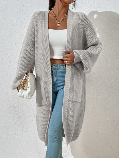 Maxi Balloon Sleeve Cardigan