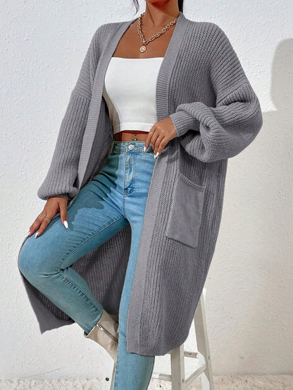 Maxi Balloon Sleeve Cardigan