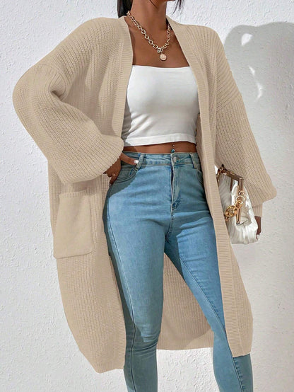 Maxi Balloon Sleeve Cardigan