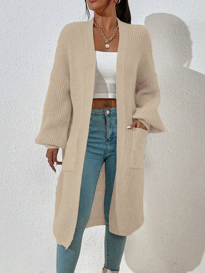 Maxi Balloon Sleeve Cardigan
