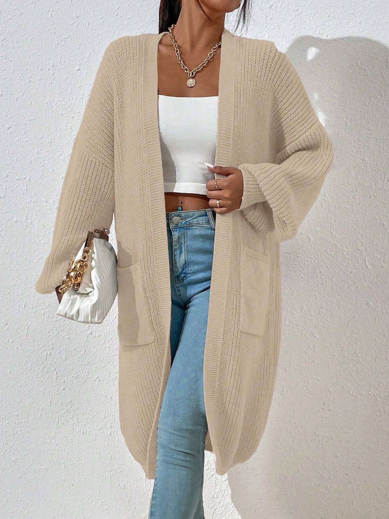 Maxi Balloon Sleeve Cardigan