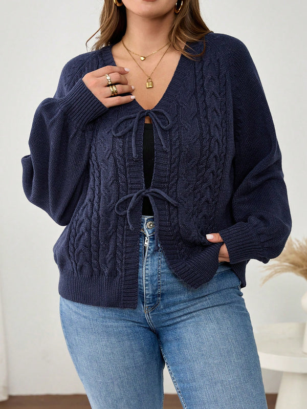 Drop Shoulder Cardigan