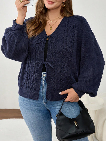 Drop Shoulder Cardigan