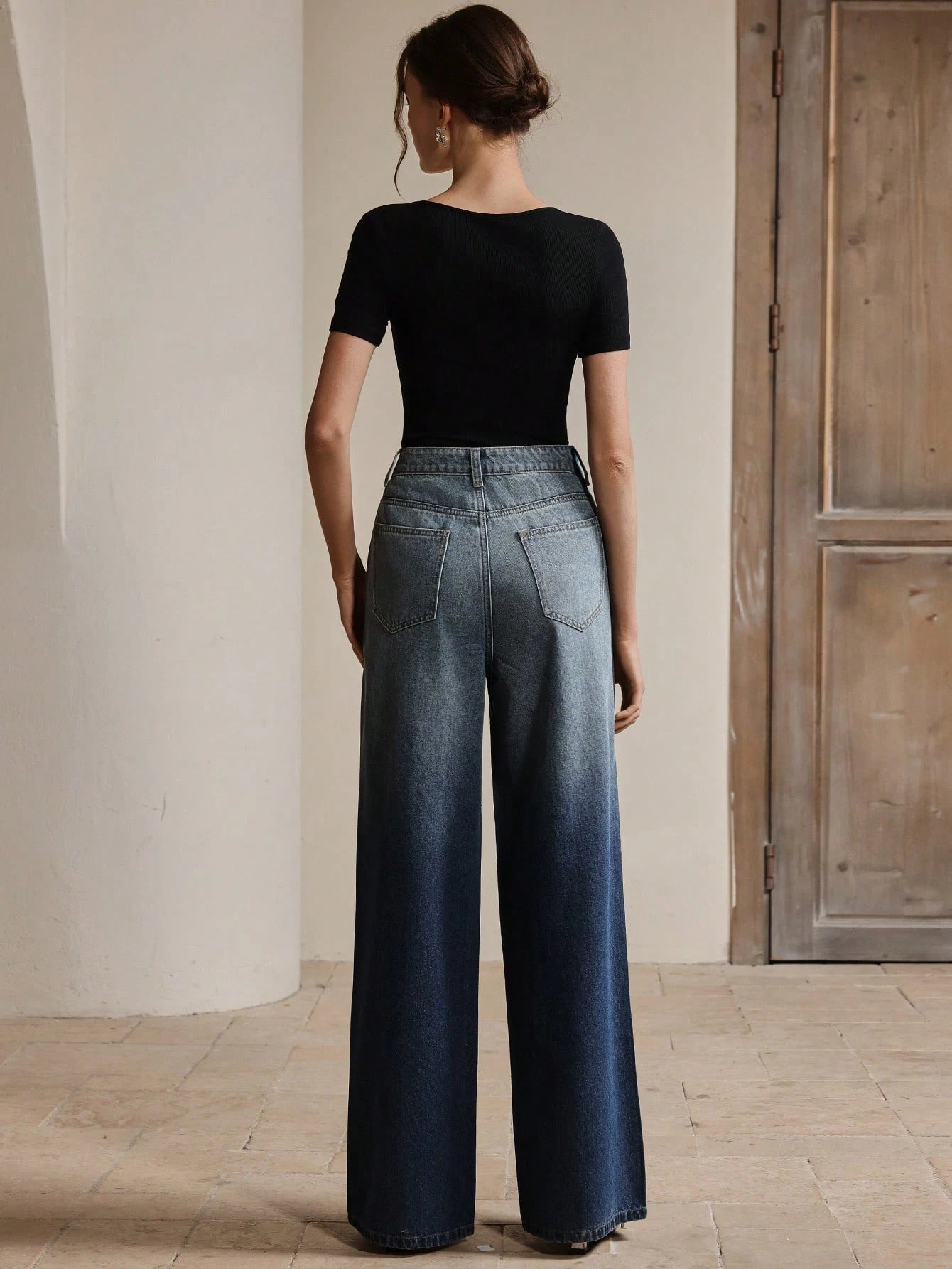 Vintage Rhinestone Embellished Jeans