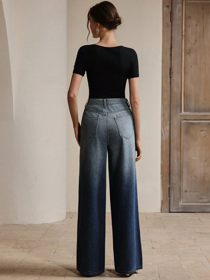 Vintage Rhinestone Embellished Jeans