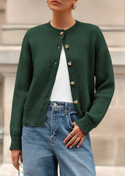 PRETTYGARDEN Cardigan Sweaters for Women Trendy Long Sleeve Open Front Button Down Jacket Fall Clothes Winter Coats