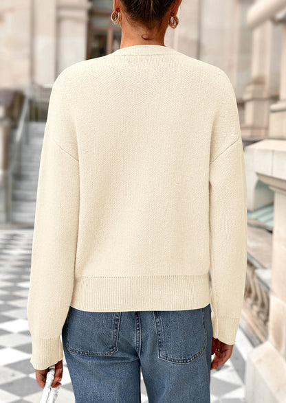 PRETTYGARDEN Cardigan Sweaters for Women Trendy Long Sleeve Open Front Button Down Jacket Fall Clothes Winter Coats