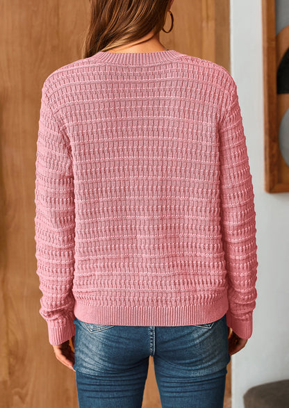 PRETTYGARDEN Women's Knit Cardigan Sweaters Casual Long Sleeve Open Front Button Down Trendy Jackets Outerwear