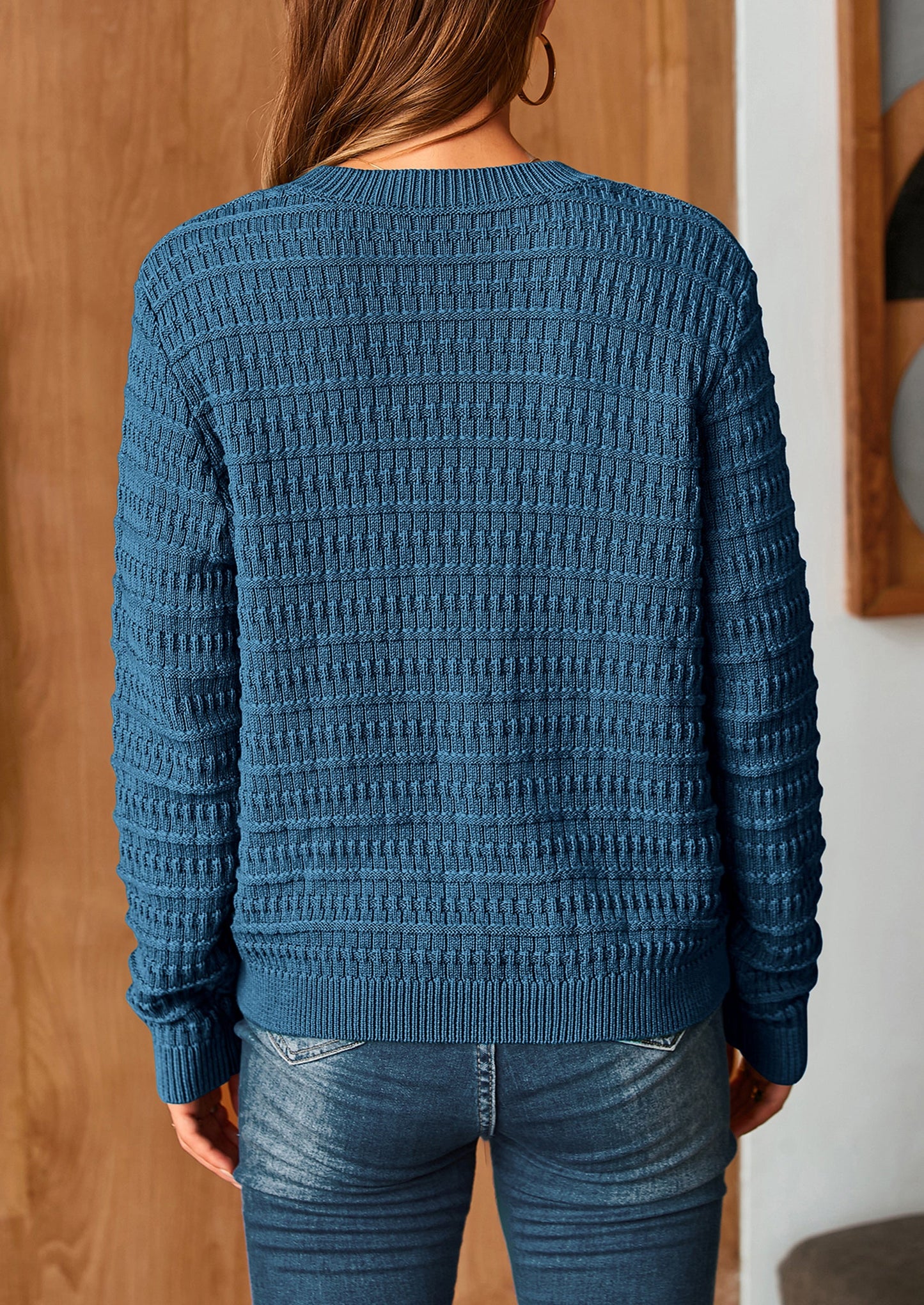 PRETTYGARDEN Women's Knit Cardigan Sweaters Casual Long Sleeve Open Front Button Down Trendy Jackets Outerwear