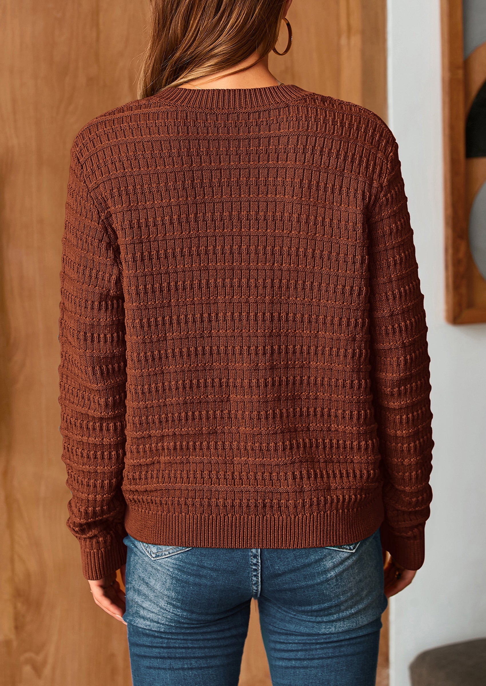 PRETTYGARDEN Women's Knit Cardigan Sweaters Casual Long Sleeve Open Front Button Down Trendy Jackets Outerwear