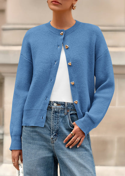 PRETTYGARDEN Cardigan Sweaters for Women Trendy Long Sleeve Open Front Button Down Jacket Fall Clothes Winter Coats