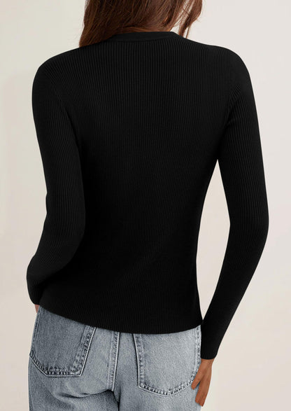 PRETTYGARDEN Womens Fall Cardigan Sweaters Lightweight Long Sleeve Button up Ribbed Knit Tops Winter Fashion Clothes