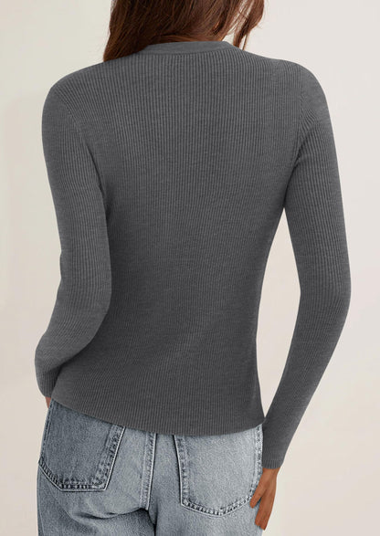 PRETTYGARDEN Womens Fall Cardigan Sweaters Lightweight Long Sleeve Button up Ribbed Knit Tops Winter Fashion Clothes