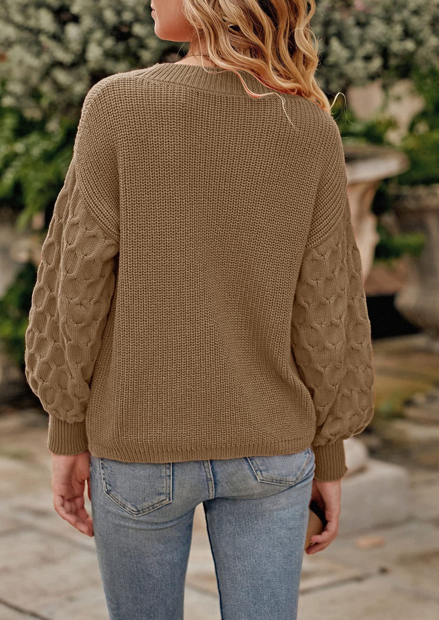 PRETTYGARDEN Women's Fall Pullover Sweater Casual Long Sleeve Loose Chunky Knit Tops Blouse Winter Fashion Clothing