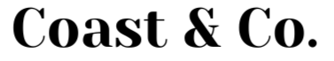 Brand name 'Coast & Co.' in black text on a white background