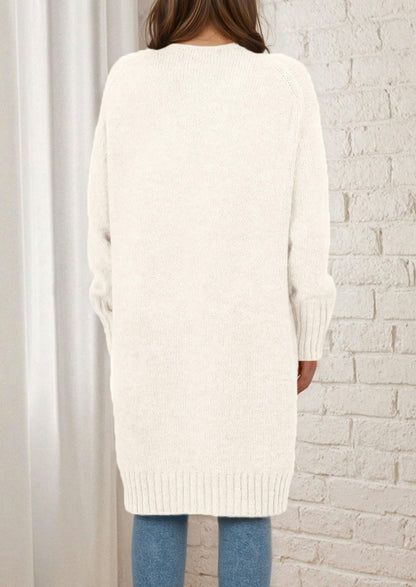 PRETTYGARDEN Fall Long Sleeve Cardigan Sweaters for Women Trendy Winter Open Front Loose Knitted Cardigans with Pockets