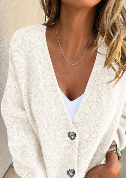 PRETTYGARDEN Cardigan Sweaters for Women Trendy Fall Long Sleeve Button Down Oversized Chunky Knit Sweater Outerwear